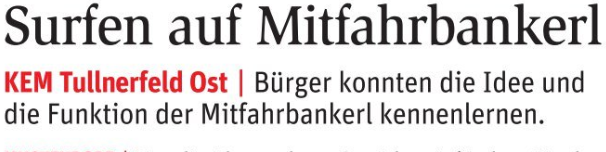 KEM TO 1906 NOEN Mitfahrbankerl Surfen kl