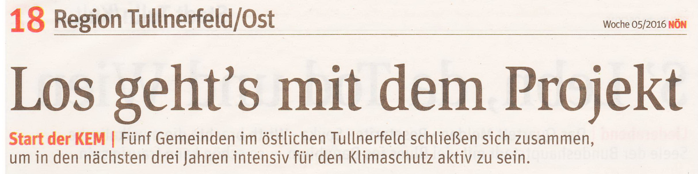 KEM TO 160203 NOEN KickOff Titel